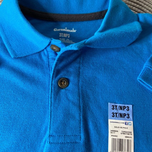 Garanimals Polo Shirt NWT Skate Board design on back - Picture 1 of 3